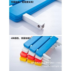 <b>Folding</b> Bathroom Seat Wall Mounted Blue Non Slip <b>Shower</b> <b>Stool</b> For Elderly Safety Bath Chair - Product Image 4