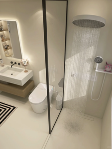 BALOM Gabinete de baño multifuncional <span class=keywords><strong>y</strong></span> combinación de <span class=keywords><strong>lavadora</strong></span> con espejo Gabinete de almacenamiento de fregadero de baño <span class=keywords><strong>y</strong></span> <span class=keywords><strong>lavabo</strong></span> - Product Image 4