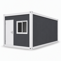 Vivienda Móvil de Emergencia para Después de Desastres, Casa Contenedor Transportable de 20 Pies, Estándar para Reconstrucción Comunitaria