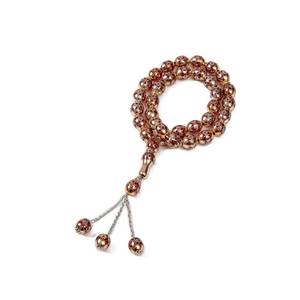 Nouveauté : Tasbih en cristal feuille d'érable, 33 perles laser, pour la prière musulmane, nouveau design, accessoires ethniques - Product Image 3
