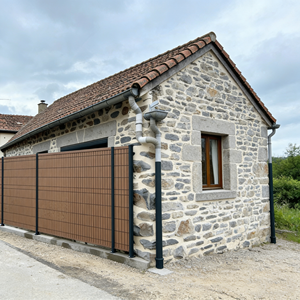 Lames de clôture <span class=keywords><strong>pour</strong></span> panneaux de sécurité en treillis soudé galvanisé à mailles en V, <span class=keywords><strong>pour</strong></span> clôtures 3D à lames courbées - Product Image 2