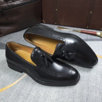 Nouveaux Mocassins Penny Homme Tendance 2026 – Semelle Confortable et Pompon en Cuir – Chaussures Classiques à Enfiler Façonnées à la Main