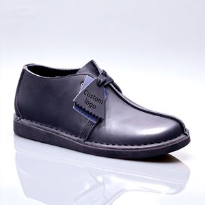 Zapatos de Fútbol Cacatu de Alta Calidad con Logotipo Personalizado, de Cuero Genuino, con Cierre de Cordones, Suministro Directo de Fábrica - Product Image 1