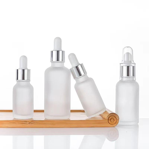 Botella de Vidrio Esmerilado Transparente de Lujo de 30 ml con Gotero, Impresión de Pantalla, Logotipo Personalizado, Cilindro para Perfume, Aceite Esencial, OEM/ODM - Product Image 2