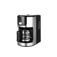 Cafetera de Goteo Programable Anbolife de 1.2L, 1050W, Doble Voltaje, Temporizador de 24H, Pantalla LCD, Acero Inoxidable con Molinillo de Granos Extraíble