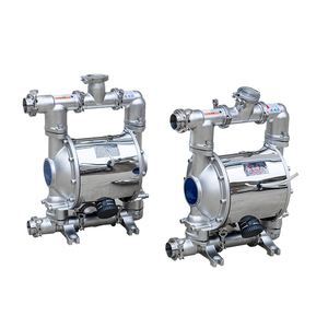 Pompe à diaphragme pneumatique en acier inoxydable de qualité alimentaire industrielle pour liquides visqueux QBSY5-38, construction garantissant la durabilité - Product Image 4
