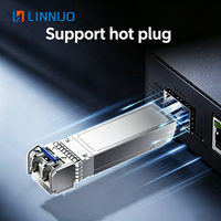 Module émetteur-récepteur optique SFP+ 10G 1310nm 10km LC SM Monomode Duplex pour équipement réseau