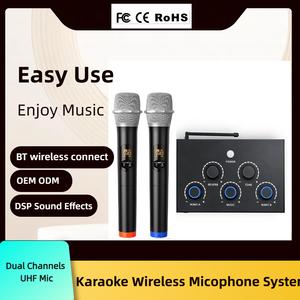 Micrófono Inalámbrico UHF Profesional de 16 Canales, Mezclador de Karaoke, Sistemas de Cine en Casa, Smart TV, PC, Amplificador de Potencia, Receptor - Product Image 4