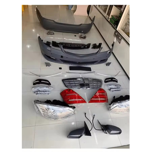 ชุดแต่งรอบคันราคาโรงงานสำหรับ Mercedes <span class=keywords><strong>BENZ</strong></span> S Class W221 รุ่นเก่า อัพเกรดเป็นชุดแต่งใหม่ พร้อมกันชนหน้า-หลัง - Product Image 6