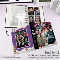 Album photo KPOP V JK ARIRANG en carton, classeur à feuilles mobiles A5, page à quatre compartiments, double face, 80 emplacements pour cartes