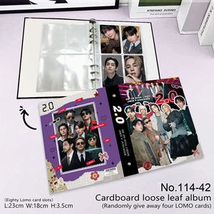 <span class=keywords><strong>Album</strong></span> photo KPOP <span class=keywords><strong>V</strong></span> JK ARIRANG en carton, classeur à feuilles mobiles A5, page à quatre compartiments, double face, 80 emplacements pour cartes - Product Image 3
