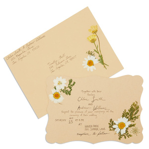 5x7in Kraft <span class=keywords><strong>cardstock</strong></span> giấy gửi thư phong bì trống có thể in lời mời cho đám cưới sinh nhật em bé tắm cho phong bì Quà Tặng - Product Image 1