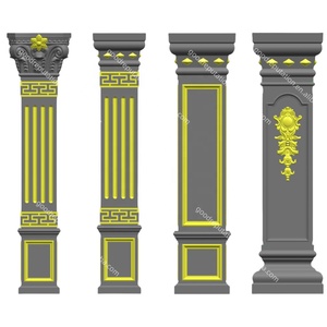 Nouveau design de moule de pilier européen en plastique à bande classique Moule de <span class=keywords><strong>ciment</strong></span> en béton à injection de colonne - Product Image 4