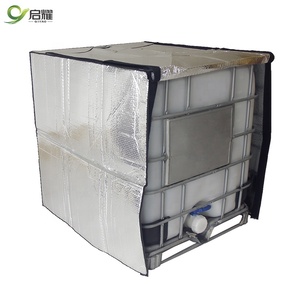 Couverture de palette tissée thermique à bulles d'aluminium, enveloppe IBC isolée, emballage de protection IBC - Product Image 4