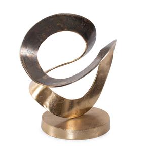 Modern Handcrafted Metal Geometric Sphere Decor for Tabletop Home Office Display brass sphere Decorative metal geometric <b>object</b> - Product Image 4