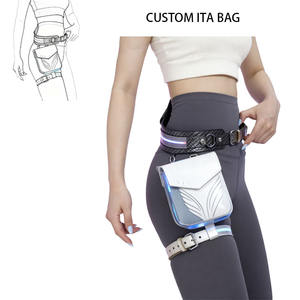 Bas quantité minimale de commande forme animale personnalisée PU fermeture éclair étanche LED sacs de cuisse en gros mode jambières sac Ita - Product Image 1