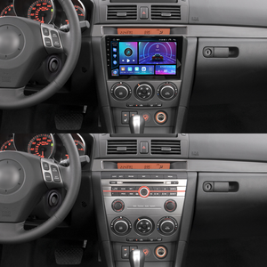 Autoradio Android BQCC 9 pouces avec écran IPS, CarPlay sans fil, Android Auto, RDS, ASP, 4G, WIFI, GPS, système multimédia pour <span class=keywords><strong>Mazda</strong></span> <span class=keywords><strong>3</strong></span> 2003-2009 - Product Image 4