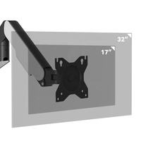 Support de bureau pour moniteur d'ordinateur à prix d'usine bon marché pour support universel de moniteur à ressort à gaz de 32 pouces