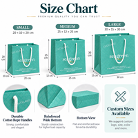Sacs shopping personnalisés avec logo, poignées en corde de coton, sacs cadeaux verts pour toutes les occasions, sacs cadeaux pour invités de mariage, sacs cadeaux pour la vente au détail, spa, bijoux