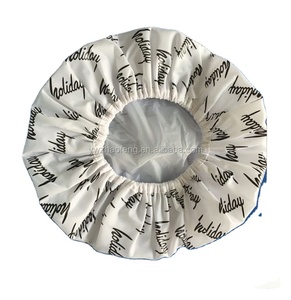 <span class=keywords><strong>Gorro</strong></span> de <span class=keywords><strong>ducha</strong></span> de doble capa con logotipo impreso, <span class=keywords><strong>gorro</strong></span> de <span class=keywords><strong>ducha</strong></span> impermeable personalizado - Product Image 1