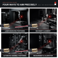 Module laser rouge 650 nm 1 mW, tête laser compacte 6x12 mm à mise au point interne, OEM pour la détection d'alignement