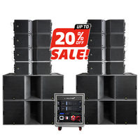 Vente Chaude Ensemble Complet Système de Son DJ Haut-parleurs et Amplificateur Professionnel Système Audio