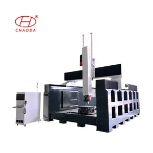 Bán Hot 3D Đá Đánh Bóng Phay Khắc CNC Granite Đồng Máy Cắt 5 Trục Đá Cẩm Thạch CNC Máy