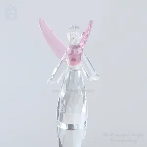 Wholesale Crystal Angel Figurine Gifts With Unique Design Birthday Gifts For Home Decor