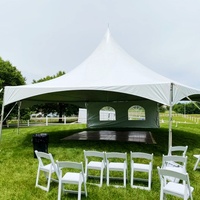 Tente Hexagonale Gonflable Robuste et Portable de 6 m (20 pieds) pour Mariages et Salons Professionnels, Personnalisable