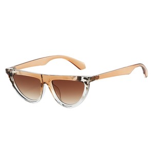 Gafas de sol tipo ojo de gato, lentes degradadas con montura completa, protección UV400, protección solar unisex para adultos - Product Image 1