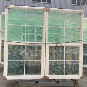 Sıcak satış amerikan tarzı sürgülü pencereler vinil tek yukarı aşağı pencere çift sürme pencereler - Product Image 6