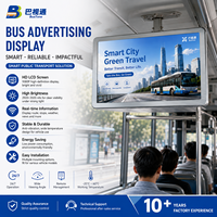 Moniteur LCD pour autocar de transport en extérieur avec affichage numérique HD pour l'information des passagers, la guidage routier, la publicité et les médias