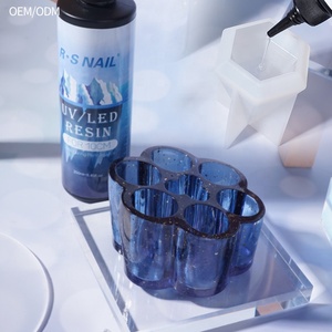 Adhesivo de etiqueta privada para uñas R <span class=keywords><strong>S</strong></span>, 250ml, resina de tipo duro UV <span class=keywords><strong>Gule</strong></span>, secado rápido y curado profundo, resina UV translúcida de 10cm de alto - Product Image 2