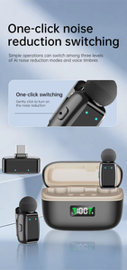 SX35 Mini Noise Reduction Wireless Lavalier <strong>Microphone</strong> Lapel Wireless Mic Micro Tie for iPhone iPad <strong>Android</strong> <strong>Vlog</strong> - Product Image 5