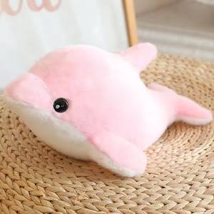 Envío Rápido, <span class=keywords><strong>Juguetes</strong></span> de Peluche de <span class=keywords><strong>Animales</strong></span> <span class=keywords><strong>Marinos</strong></span>, Tiburón, Delfín, Ballena, Poliéster, Algodón PP, Regalo de Cumpleaños para Niños de 3+ Años - Product Image 5