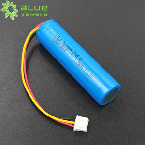 Conector Personalizado Ph2.0-3p, Batería de Litio 18650 de 3.7v <span class=keywords><strong>2600mah</strong></span> 9.62wh, Batería Recargable de Iones de Litio de 3.7v <span class=keywords><strong>2600mah</strong></span> - Product Image 2