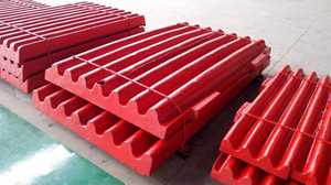 높은 망간 강철 휴대용 모바일 턱 분쇄기 예비 부품 돌 분쇄기 용 턱 플레이트-광산 기계 용 - Product Image 4