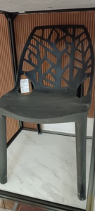 Modern Yellow PP Plastic <b>Dining</b> <b>Chair</b> with <b>Stackable</b> Design and Metal Legs for Home and Office Restaurant Use - Product Image 6