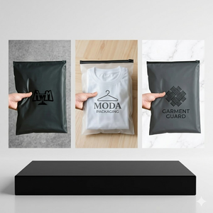 Sacs Ziplock personnalisés avec logo mat imprimé en héliogravure pour l'emballage de vêtements, avec design thermoscellable <span class=keywords><strong>sous</strong></span> <span class=keywords><strong>vide</strong></span> pour le stockage de vêtements - Product Image 6