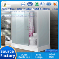 Salle de bain intégrée à installation rapide, toilettes préfabriquées, salle de douche portable, douche complète, salle de douche préfabriquée