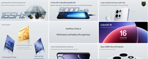 Téléphone de jeu 5G OnePlus Turbo 6 à succès avec plateforme mobile Qualcomm Snapdragon 8s Gen 4 - Product Image 4
