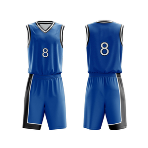 Uniforme de basketball sur mesure à manches courtes de haute qualité, meilleur fournisseur, uniforme de basketball sans manches unisexe en vente en ligne - Product Image 2