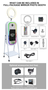 Nouvelle cabine de <span class=keywords><strong>photo</strong></span> à miroir magique portable conçue avec cadre LED cabine de <span class=keywords><strong>photo</strong></span> à miroir de beauté avec étui de vol - Product Image 4