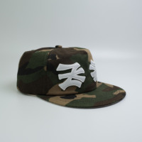 Gorra de 5 Paneles de Algodón Puro Verde con Visera Plana y Cierre a Presión, Logotipo Personalizado, Diseño Exclusivo de Hoja para Viajes al Aire Libre, Venta al Por Mayor
