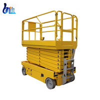 Plateforme élévatrice à ciseaux hydraulique mobile électrique autopropulsée CE/ISO 6m 8m 10m 12m 14m