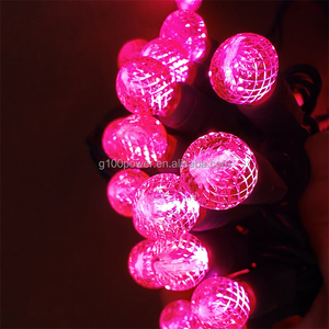 <span class=keywords><strong>G12</strong></span> Hồng mặt mini Globe LED giáng sinh chuỗi ánh sáng 24 '70 đèn 4 ''cho ngoài trời trang trí thương mại - Product Image 3