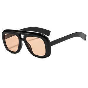 Lunettes de soleil rectangulaires pour femmes, monture complète, UV400, protection solaire tendance 3573 - Product Image 4