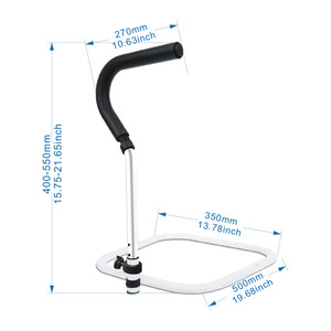 Barandillas de Seguridad Ajustables para Cama de Hospital, para Adultos Mayores, con Altura Ajustable, para Cirugía, Tamaño King - Product Image 4