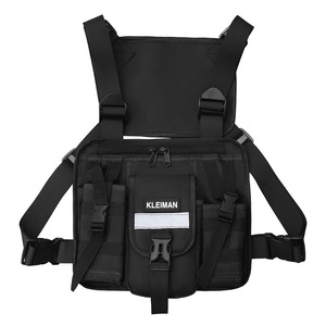 핫 세일 전술 Streetwear 프론트 파우치 조끼 가방 유니섹스 패션 장비 가슴 가방 - Product Image 1