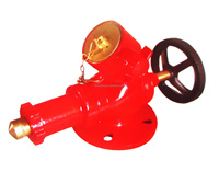 Vanne d'arrêt d'angle en laiton TOWAY 2,5'' pour hydrant d'incendie à régulation de pression